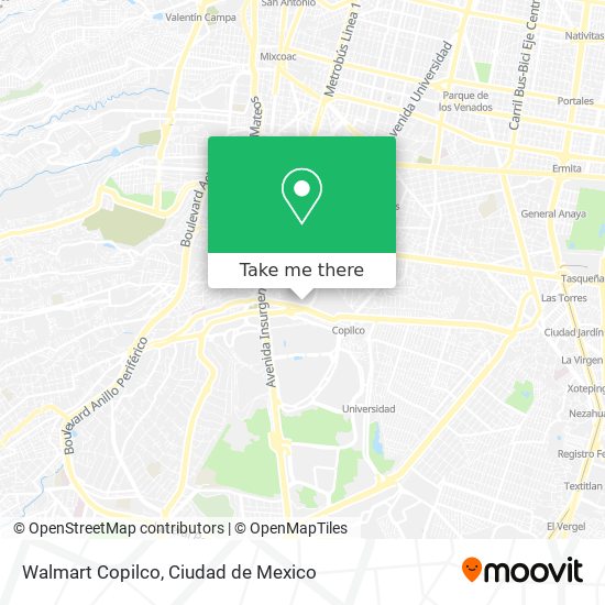 Walmart Copilco map