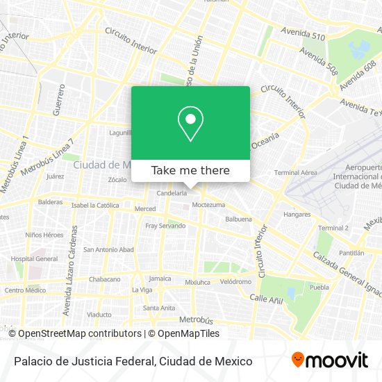 Palacio de Justicia Federal map