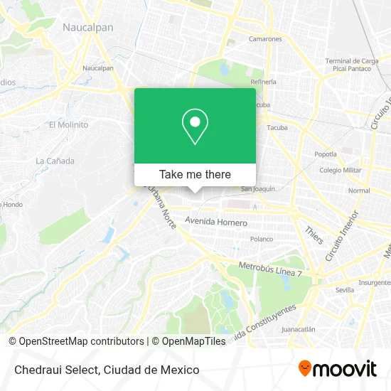 Chedraui Select map
