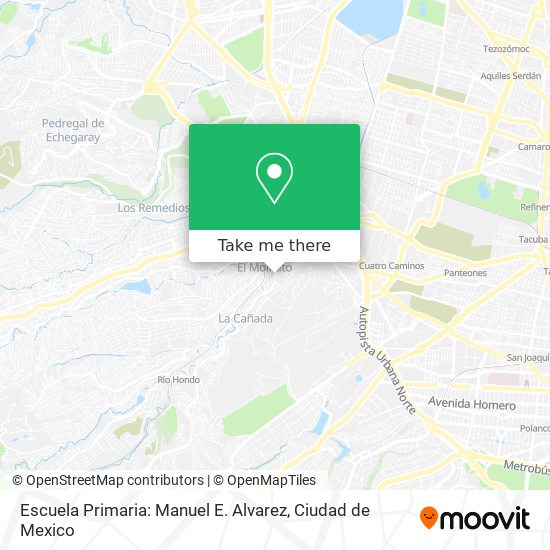Escuela Primaria: Manuel E. Alvarez map