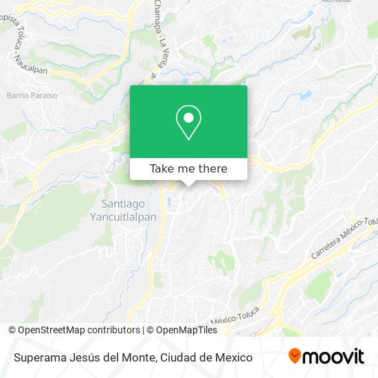 Superama Jesús del Monte map