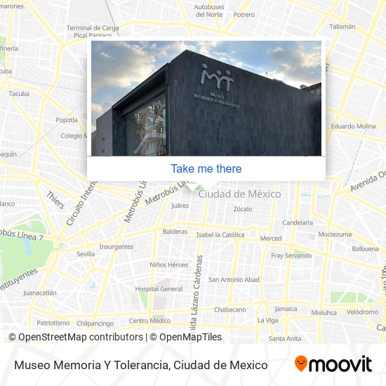 Museo Memoria Y Tolerancia map