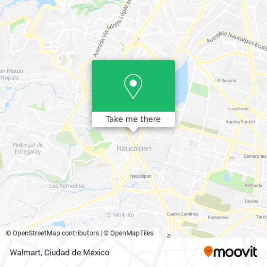 Mapa de Walmart