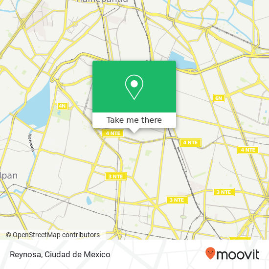 Mapa de Reynosa