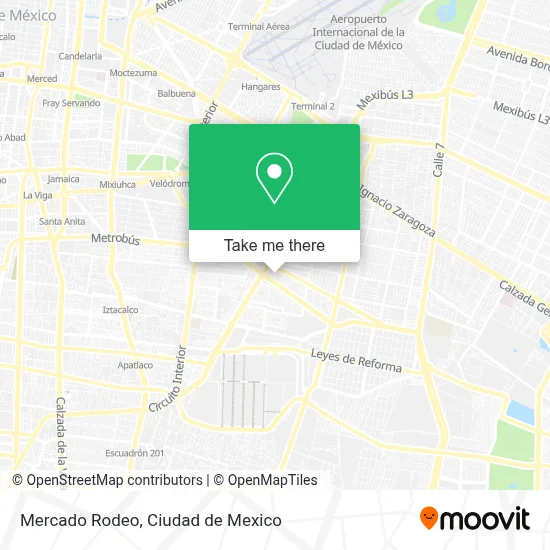 Mercado Rodeo map