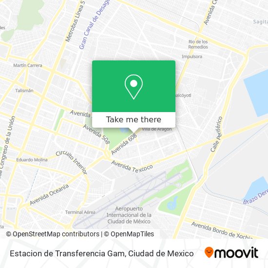 Estacion de Transferencia Gam map