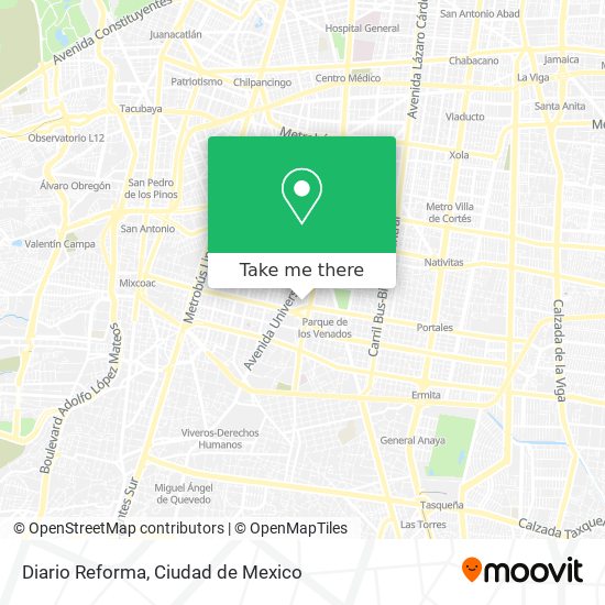 Diario Reforma map