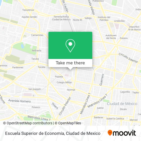 Escuela Superior de Economía map