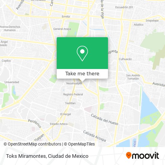 Toks Miramontes map