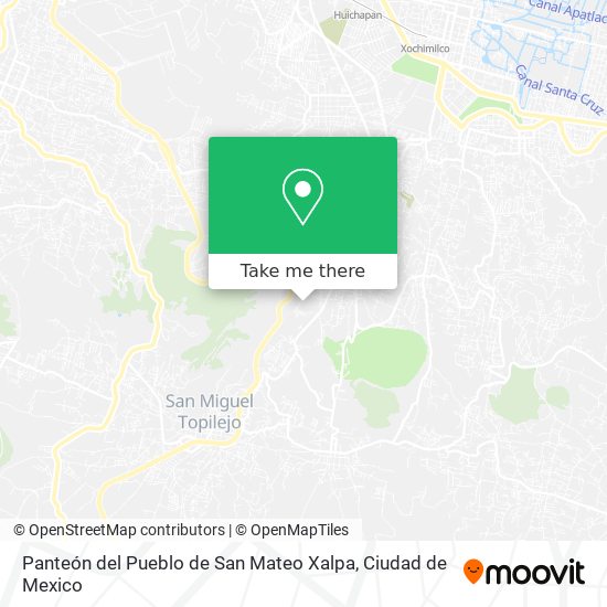 Panteón del Pueblo de San Mateo Xalpa map