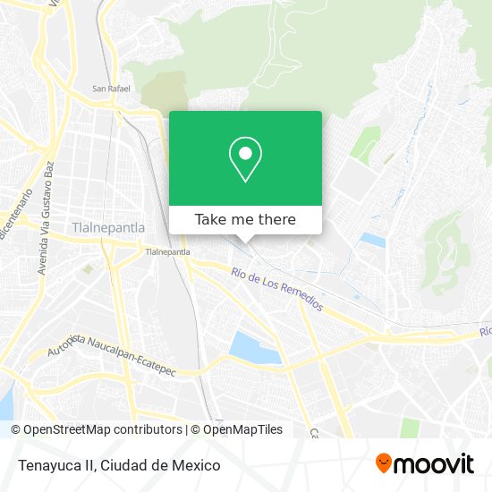Mapa de Tenayuca II
