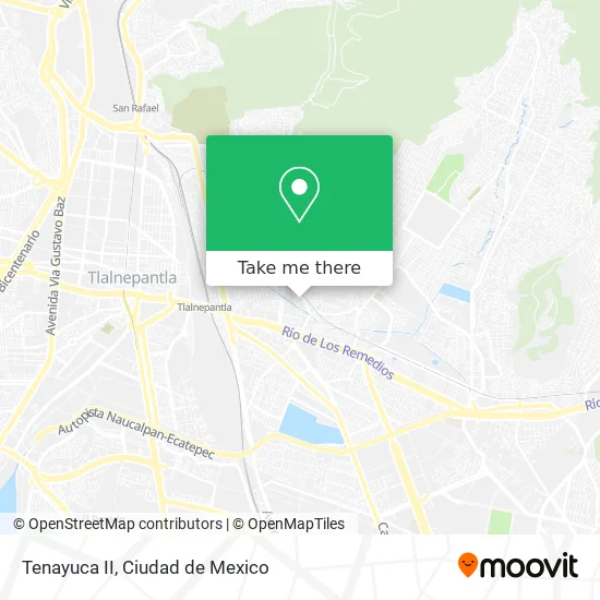 Tenayuca II map