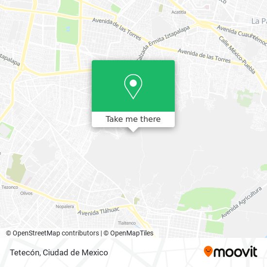 Tetecón map