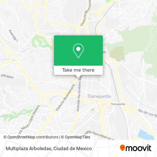 Multiplaza Arboledas map