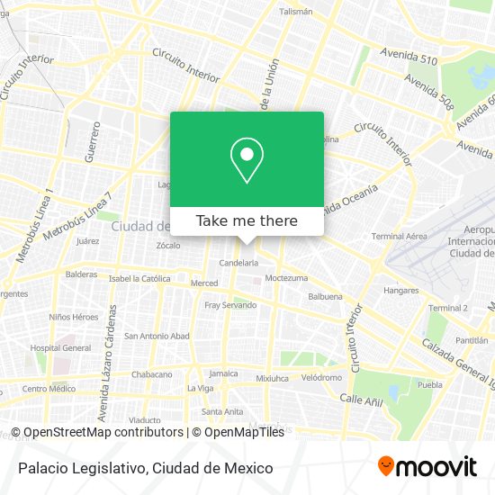 Mapa de Palacio Legislativo