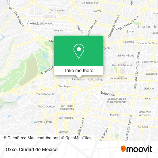 Oxxo map