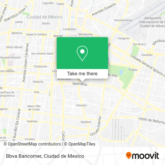 Bbva Bancomer map