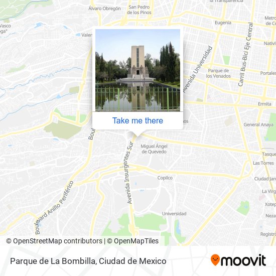 Parque de La Bombilla map