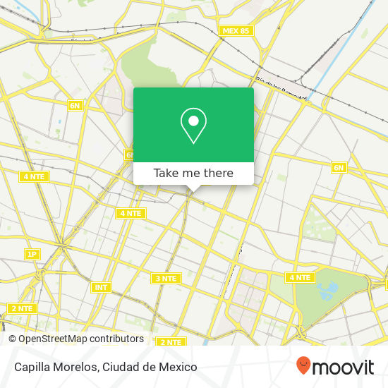 Capilla Morelos map