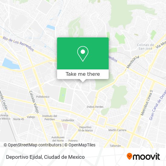 Deportivo Ejidal map