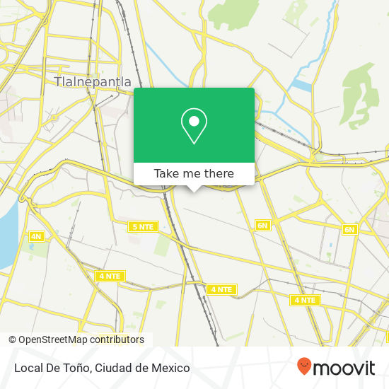 Local De Toño map