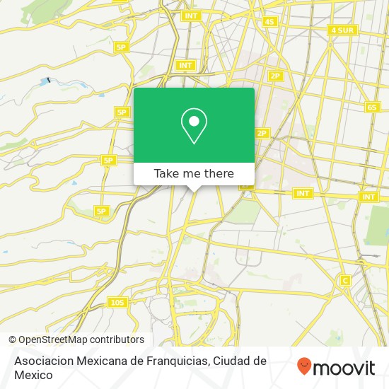 Asociacion Mexicana de Franquicias map