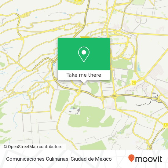 Comunicaciones Culinarias map