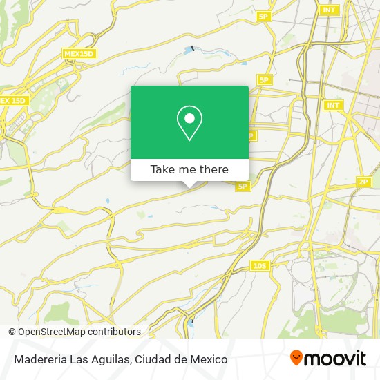 Madereria Las Aguilas map