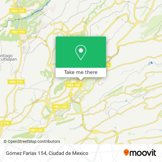 Gómez Farias 154 map