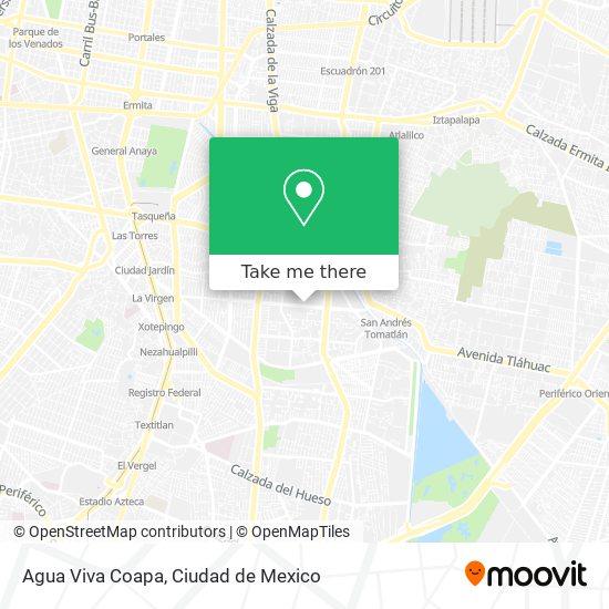 Agua Viva Coapa map
