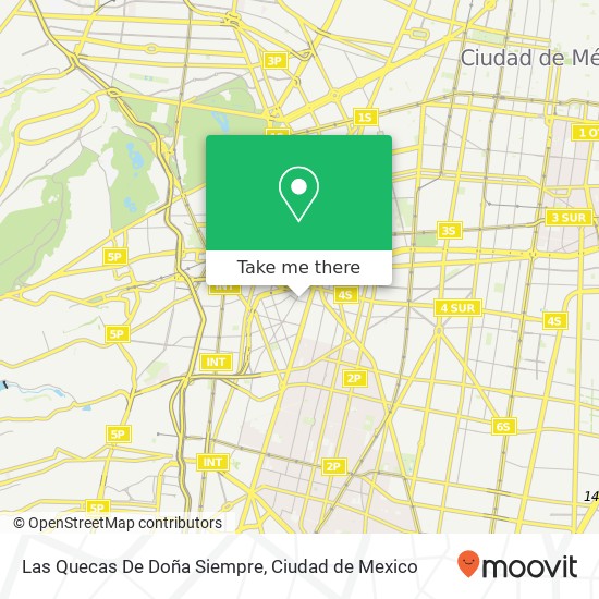 Las Quecas De Doña Siempre map