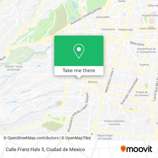 Calle Franz Hals 5 map