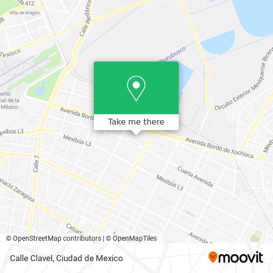 Mapa de Calle Clavel