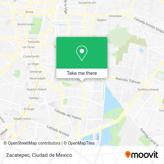 Zacatepec map