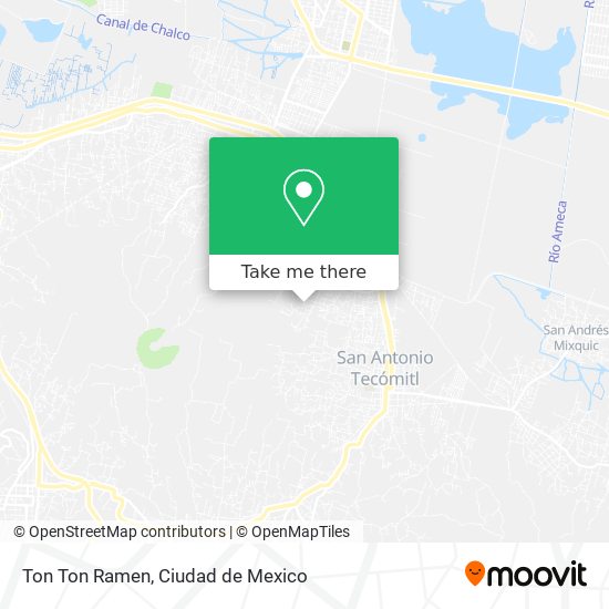 Mapa de Ton Ton Ramen