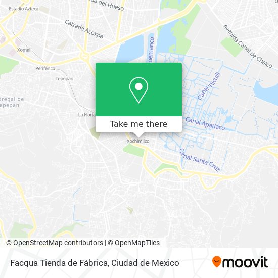 Facqua Tienda de Fábrica map