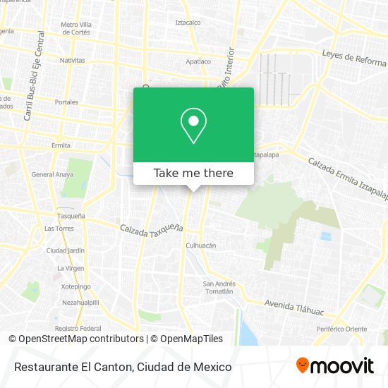 Restaurante El Canton map