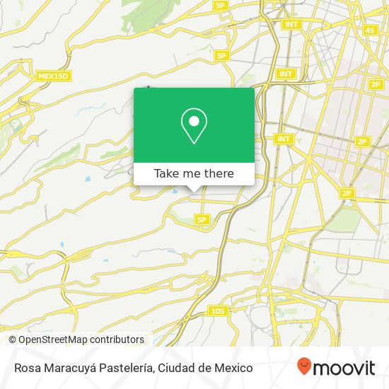 Rosa Maracuyá Pastelería, Calzada de las Águilas 457 Las Águilas 1ra Sección 01750 Álvaro Obregón, Ciudad de México map