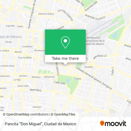 Pancita “Don Miguel” map