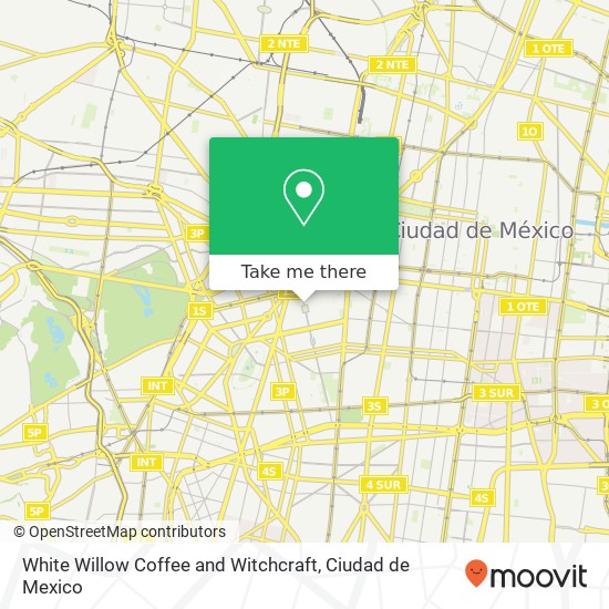 White Willow Coffee and Witchcraft, Orizaba Roma Norte 06700 Cuauhtémoc, Ciudad de México map