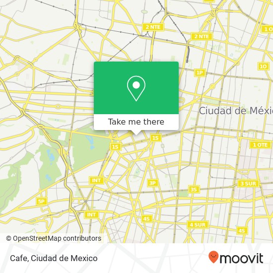 Mapa de Cafe, Praga Juárez 06600 Cuauhtémoc, Ciudad de México