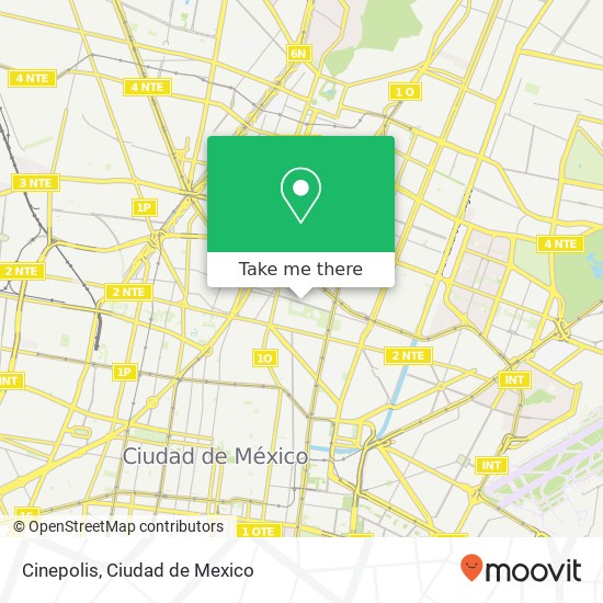 Mapa de Cinepolis