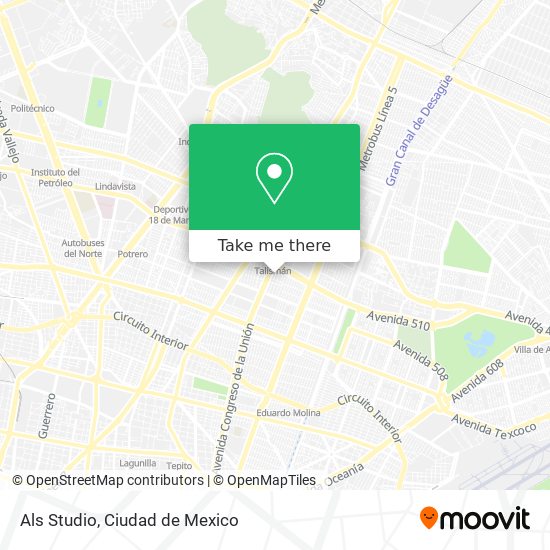 Mapa de Als Studio