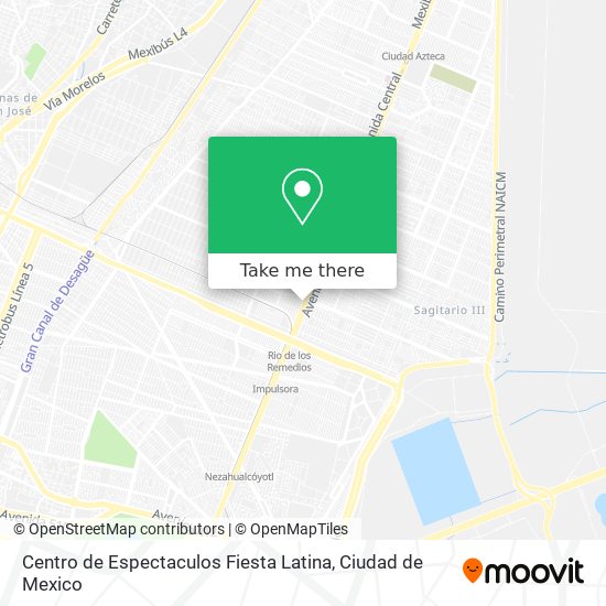 Centro de Espectaculos Fiesta Latina map