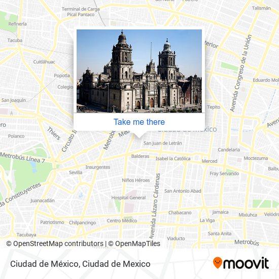 Ciudad de México map