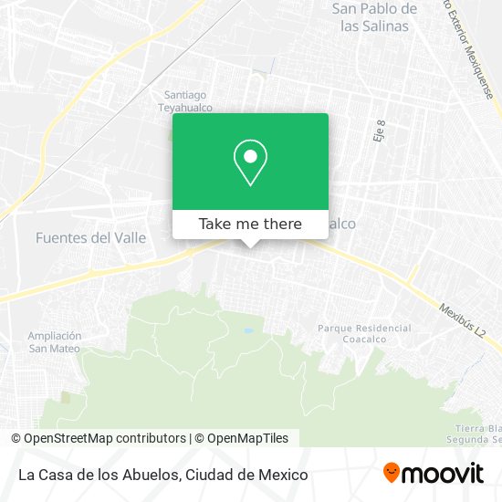 La Casa de los Abuelos map