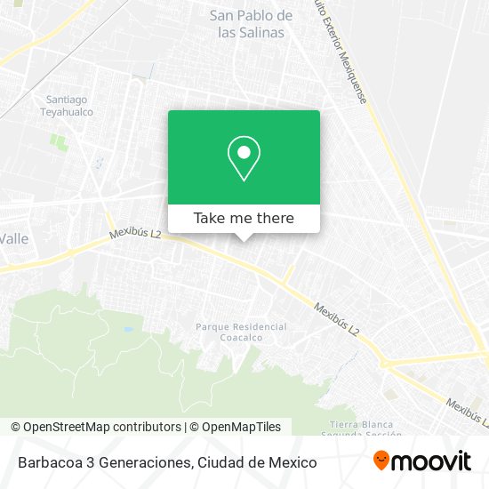 Mapa de Barbacoa 3 Generaciones