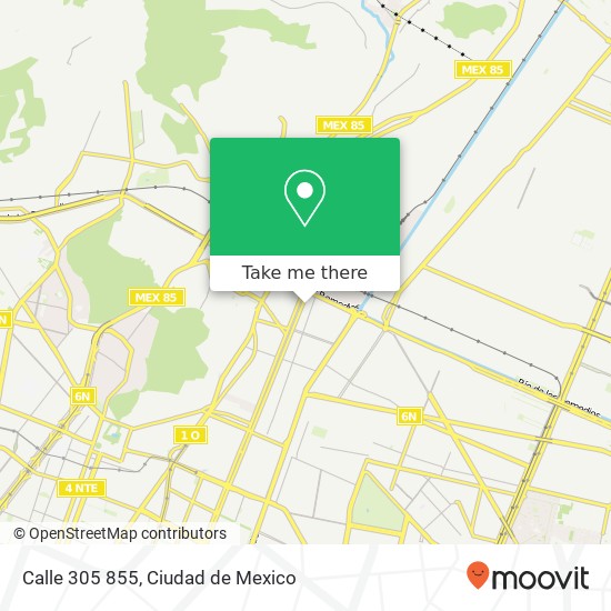 Calle 305 855 map