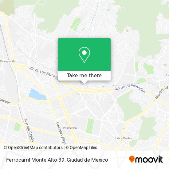 Mapa de Ferrocarril Monte Alto 39