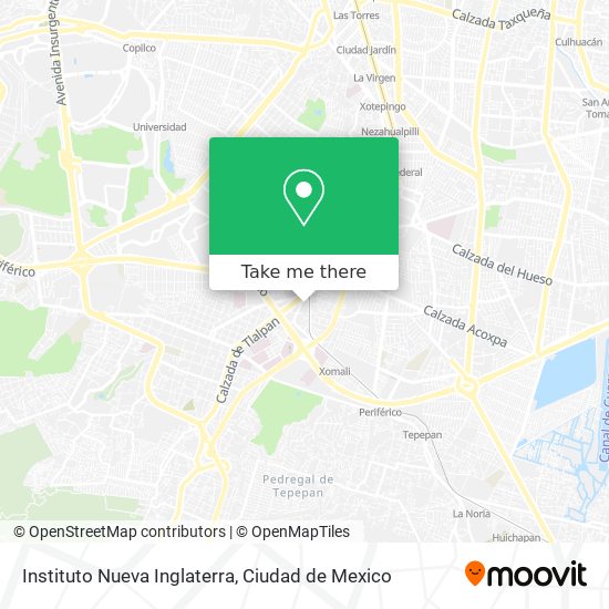 Mapa de Instituto Nueva Inglaterra